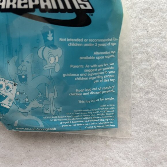 Absorbing Dutchman SpongeBob's Atlantis SquarePantis Glows Burger King Toy 2007 - Picture 8 of 11
